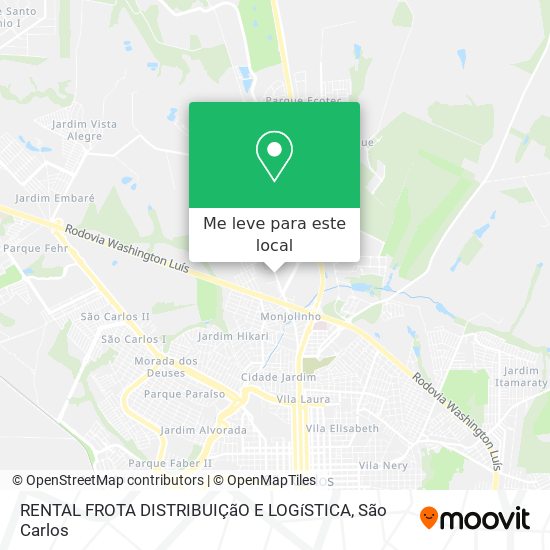 RENTAL FROTA DISTRIBUIÇãO E LOGíSTICA mapa