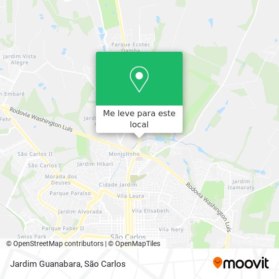 Jardim Guanabara mapa