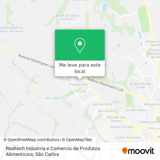 Realtech Industria e Comercio de Produtos Alimenticios mapa