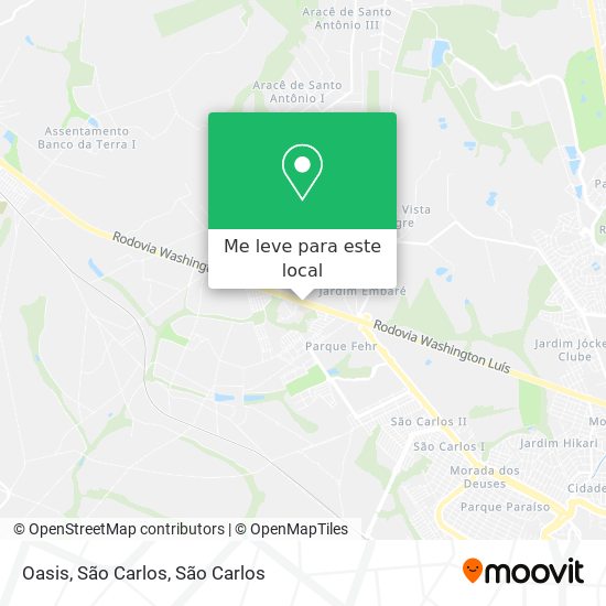 Oasis, São Carlos mapa