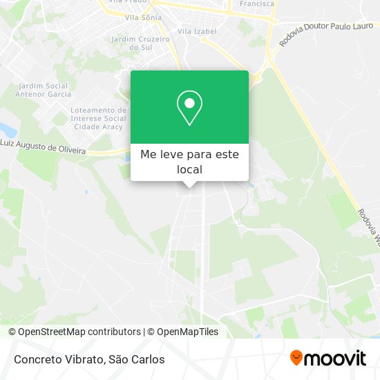 Concreto Vibrato mapa