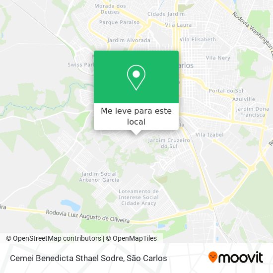 Cemei Benedicta Sthael Sodre mapa