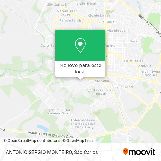 ANTONIO SERGIO MONTEIRO mapa