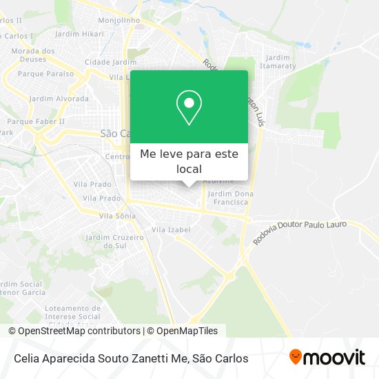 Celia Aparecida Souto Zanetti Me mapa