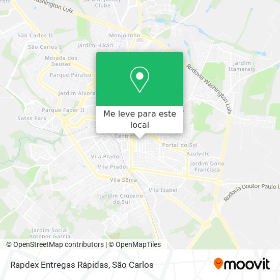 Rapdex Entregas Rápidas mapa