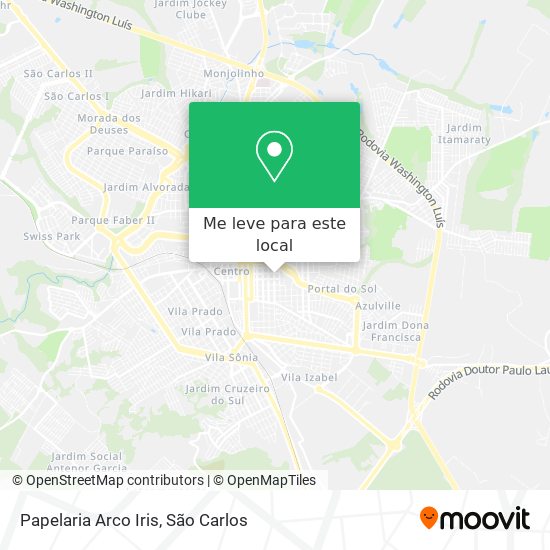 Papelaria Arco Iris mapa
