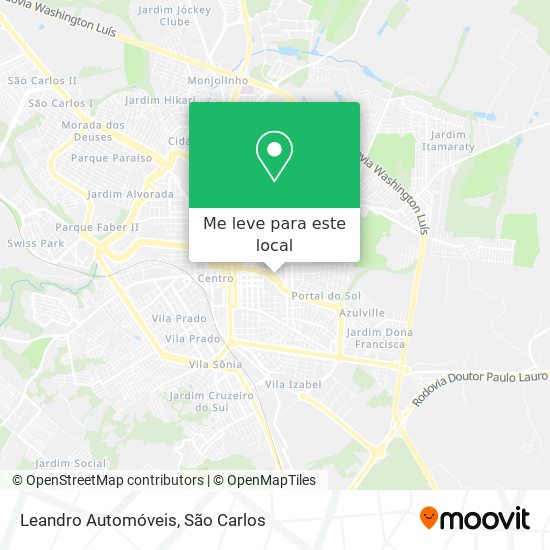 Leandro Automóveis mapa