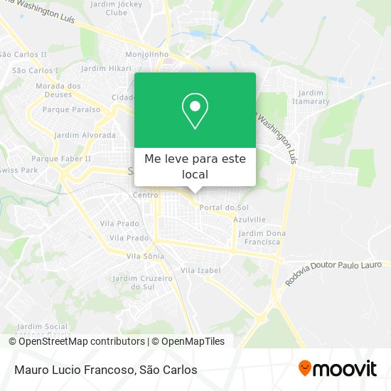 Mauro Lucio Francoso mapa