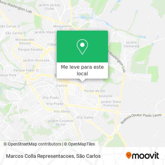 Marcos Colla Representacoes mapa