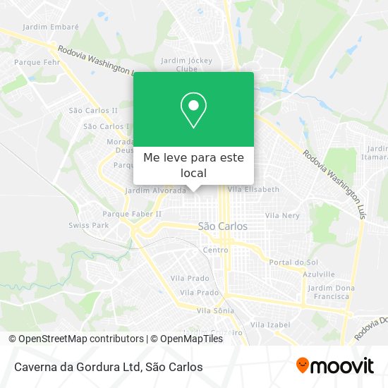 Caverna da Gordura Ltd mapa