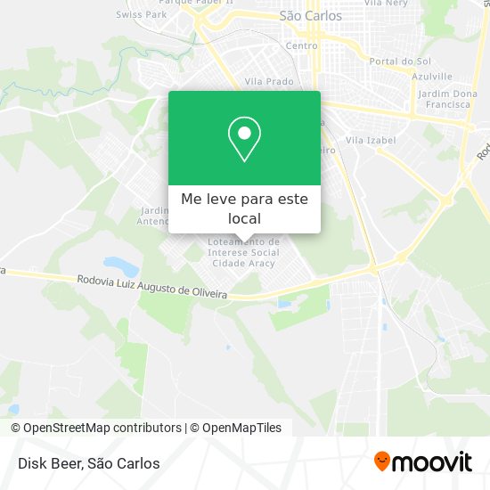 Disk Beer mapa