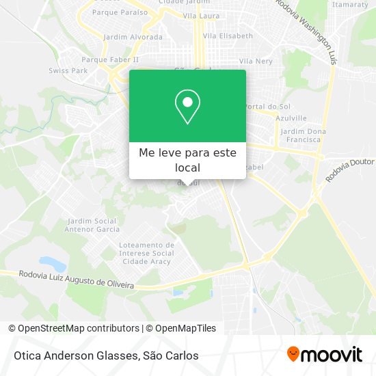 Otica Anderson Glasses mapa
