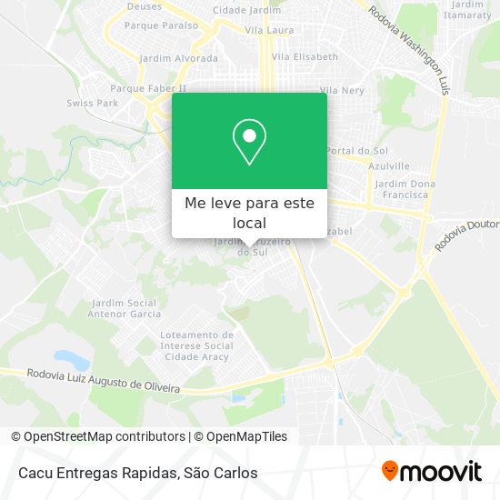 Cacu Entregas Rapidas mapa