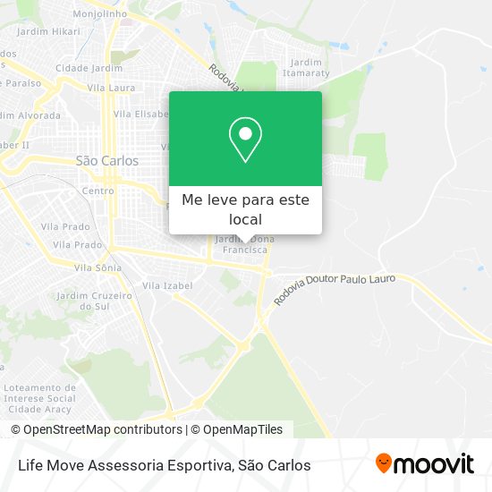 Life Move Assessoria Esportiva mapa