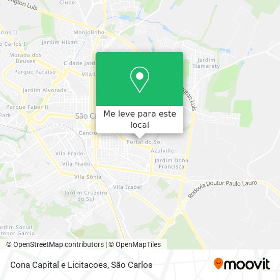 Cona Capital e Licitacoes mapa