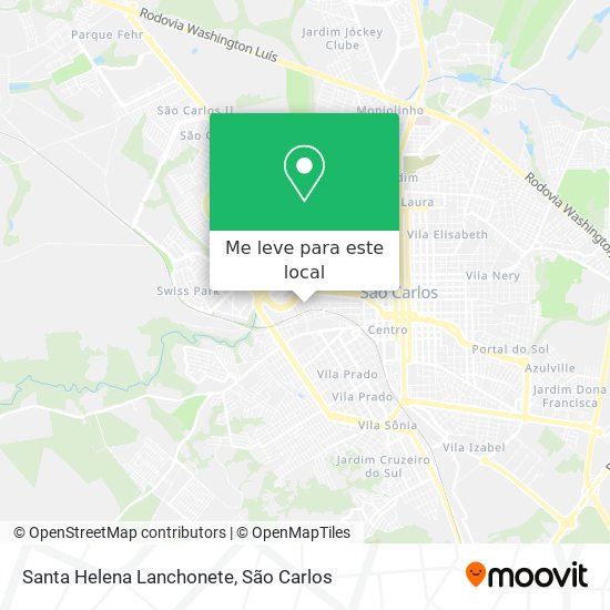 Santa Helena Lanchonete mapa