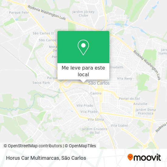 Horus Car Multimarcas mapa
