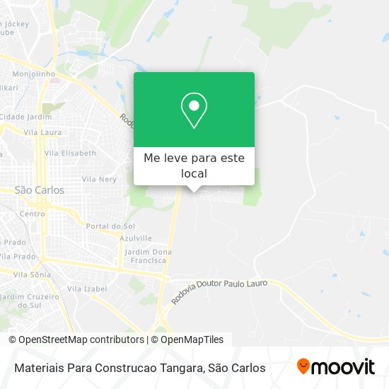 Materiais Para Construcao Tangara mapa