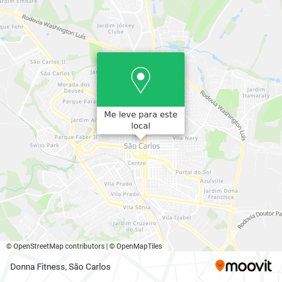 Donna Fitness mapa
