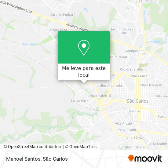 Manoel Santos mapa