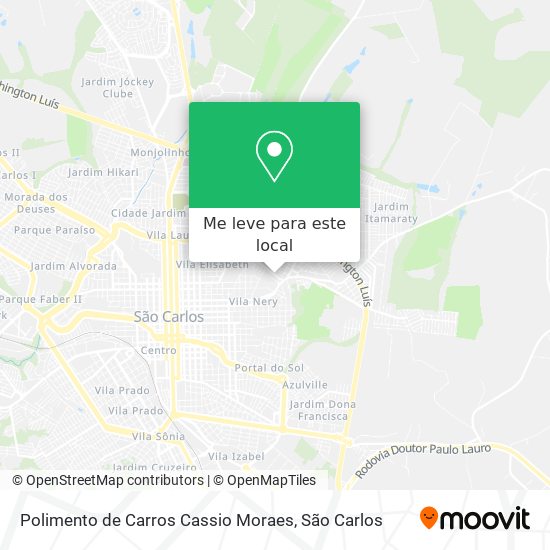 Polimento de Carros Cassio Moraes mapa