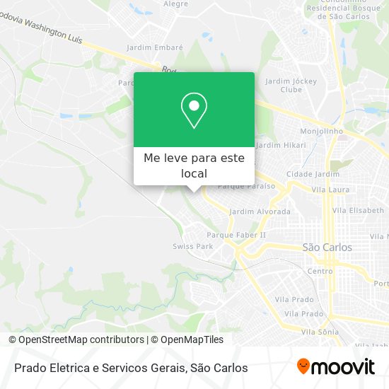 Prado Eletrica e Servicos Gerais mapa