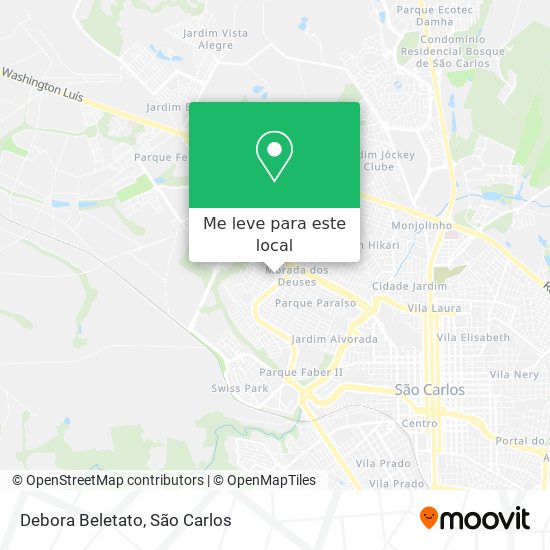Debora Beletato mapa