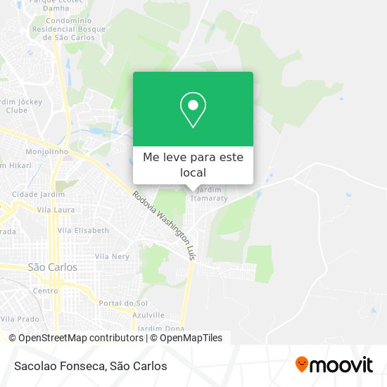 Sacolao Fonseca mapa