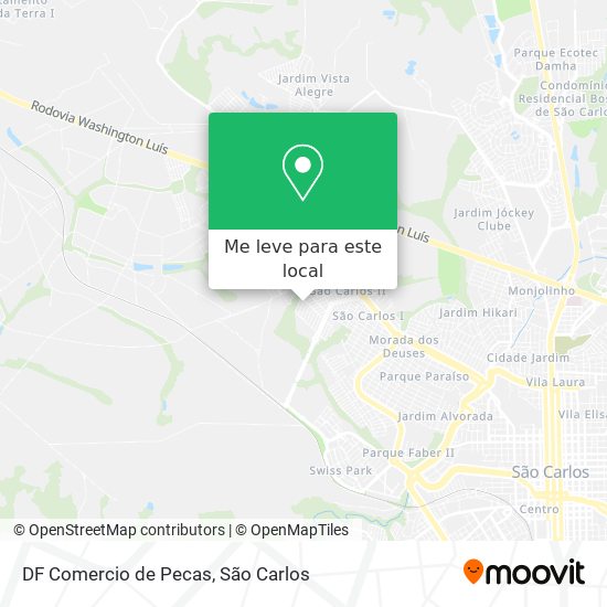DF Comercio de Pecas mapa
