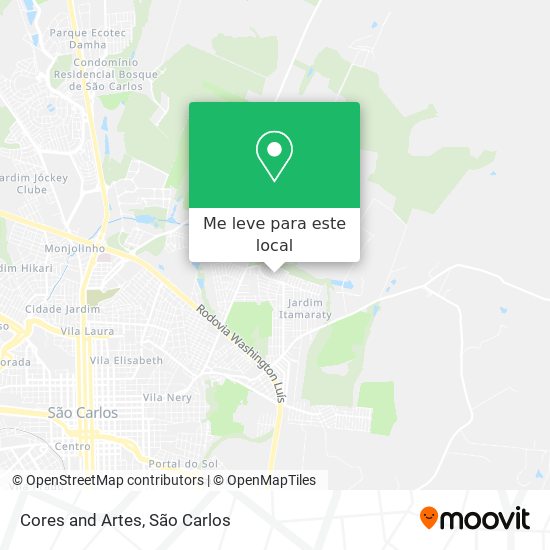 Cores and Artes mapa
