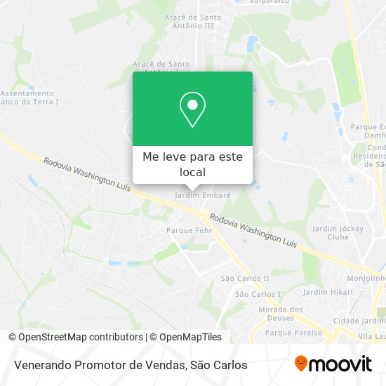 Venerando Promotor de Vendas mapa