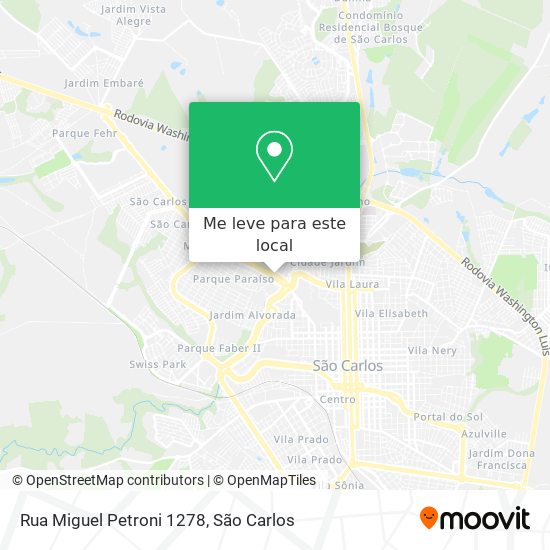 Rua Miguel Petroni 1278 mapa