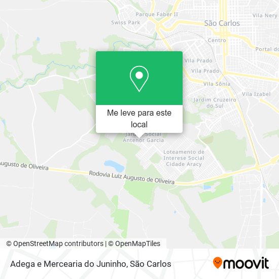 Adega e Mercearia do Juninho mapa