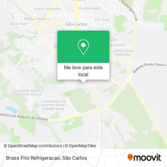 Brass Frio Refrigeracao mapa