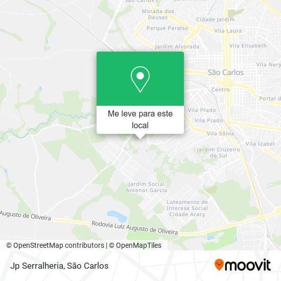 Jp Serralheria mapa