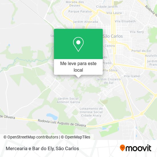 Mercearia e Bar do Ely mapa