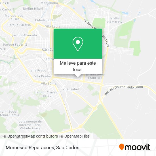 Momesso Reparacoes mapa