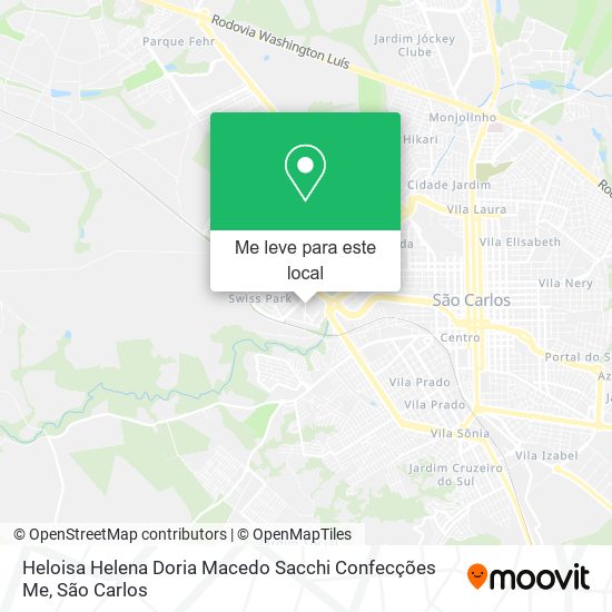 Heloisa Helena Doria Macedo Sacchi Confecções Me mapa