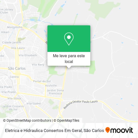 Eletrica e Hidraulica Consertos Em Geral mapa