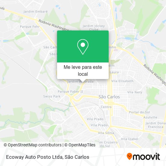 Ecoway Auto Posto Ltda mapa
