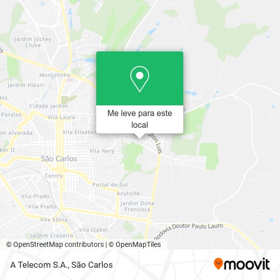 A Telecom S.A. mapa