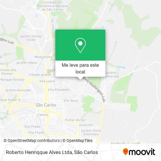 Roberto Henriqque Alves Ltda mapa