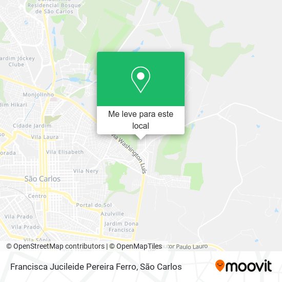 Francisca Jucileide Pereira Ferro mapa