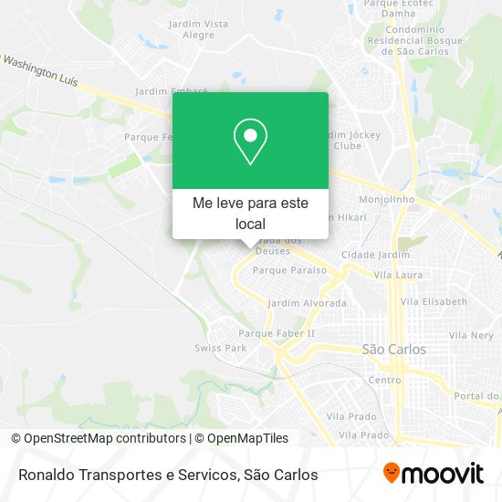 Ronaldo Transportes e Servicos mapa