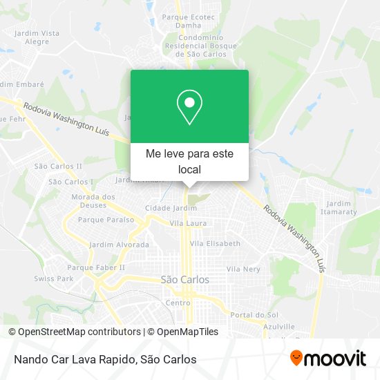 Nando Car Lava Rapido mapa