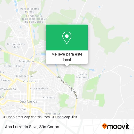 Ana Luiza da Silva mapa