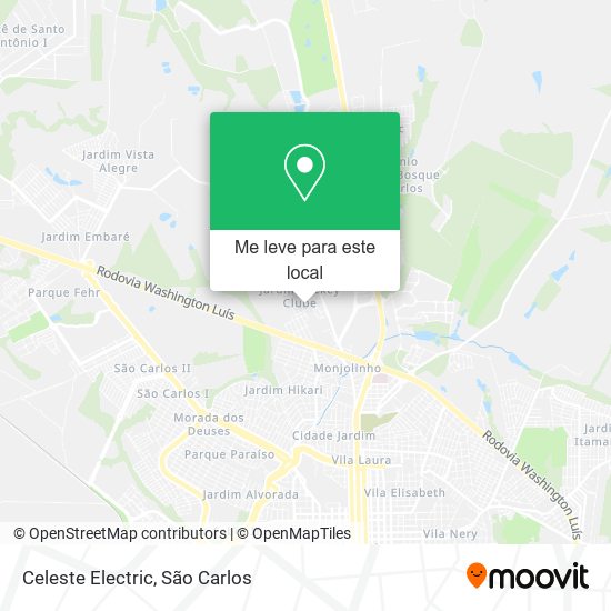 Celeste Electric mapa