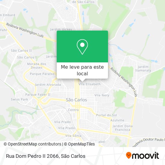 Rua Dom Pedro II 2066 mapa