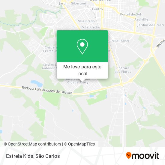 Estrela Kids mapa