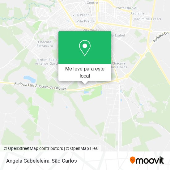 Angela Cabeleleira mapa